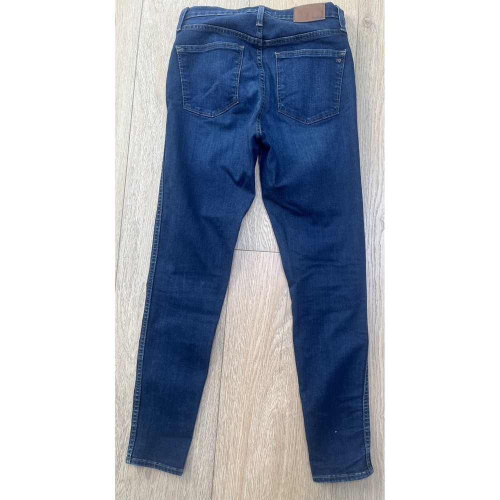 Madewell Women's Blue Jeans 10" High-Rise Skinny Jeans Size 28 - Picture 3 of 8